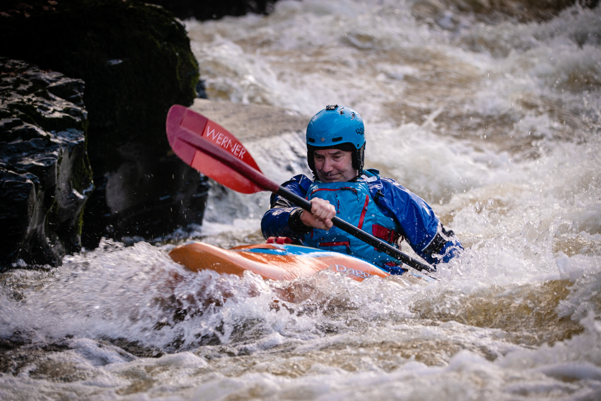 British Canoeing Whitewater Kayak Leader Training Plas y Brenin