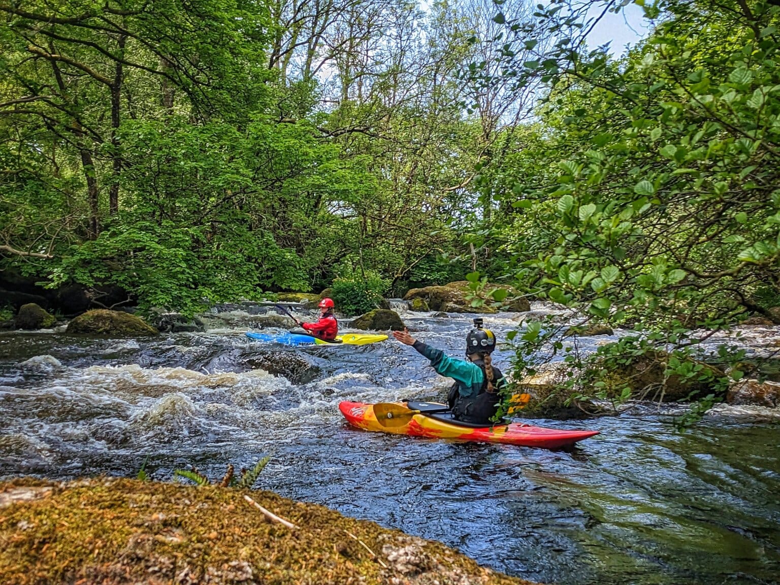 BCAB White Water Kayak Leader Training Plas y Brenin