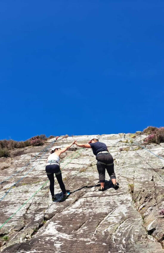 Your first outdoor climb for women